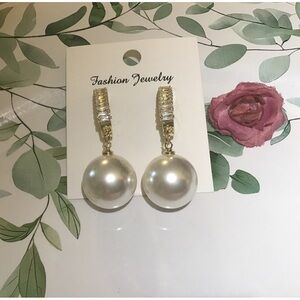 Large Pearl Earrings